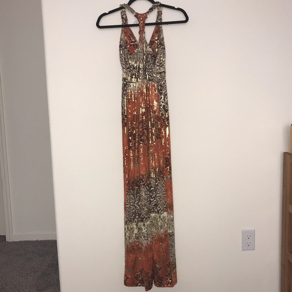 Patterned Racerback Dress - Picture 2 of 3